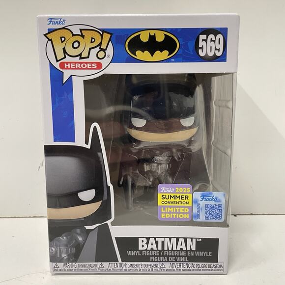 Funko Pop Heroes BATMAN #569 Funko 2025 SUMMER CONVENTION LIMITED Edition - Picture 1 of 6